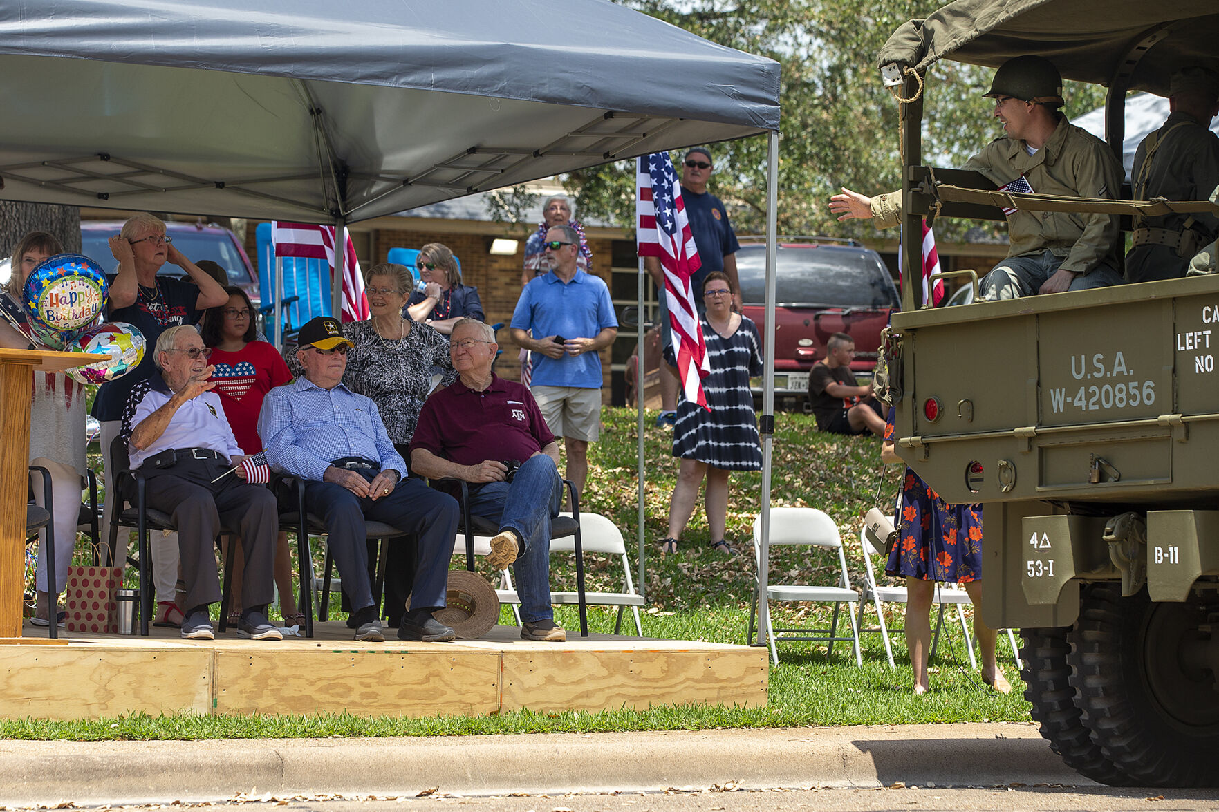 Parade honors veteran
